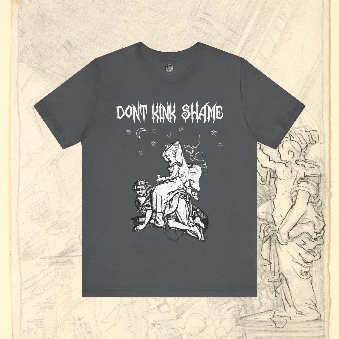 Don't Kink Shame Funny Adult Humor Unisex Jersey Short Sleeve Tee - Dark Fern Tees