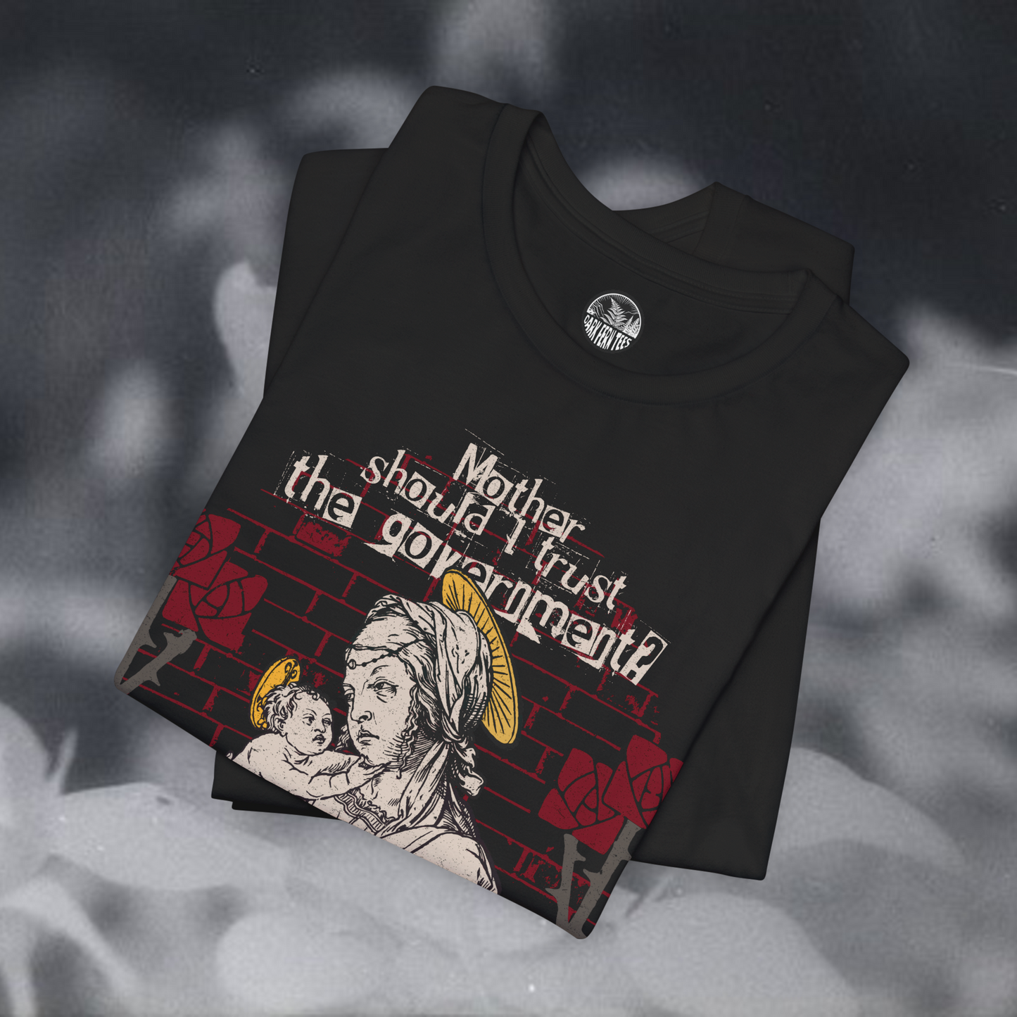 Mother Should I Trust the Government Pink Floyd Unisex Tee - Dark Fern Tees