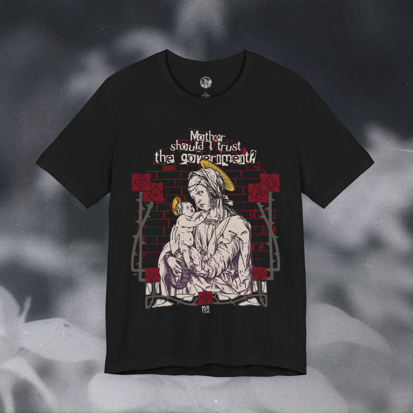 Mother Should I Trust the Government Pink Floyd Unisex Tee - Dark Fern Tees