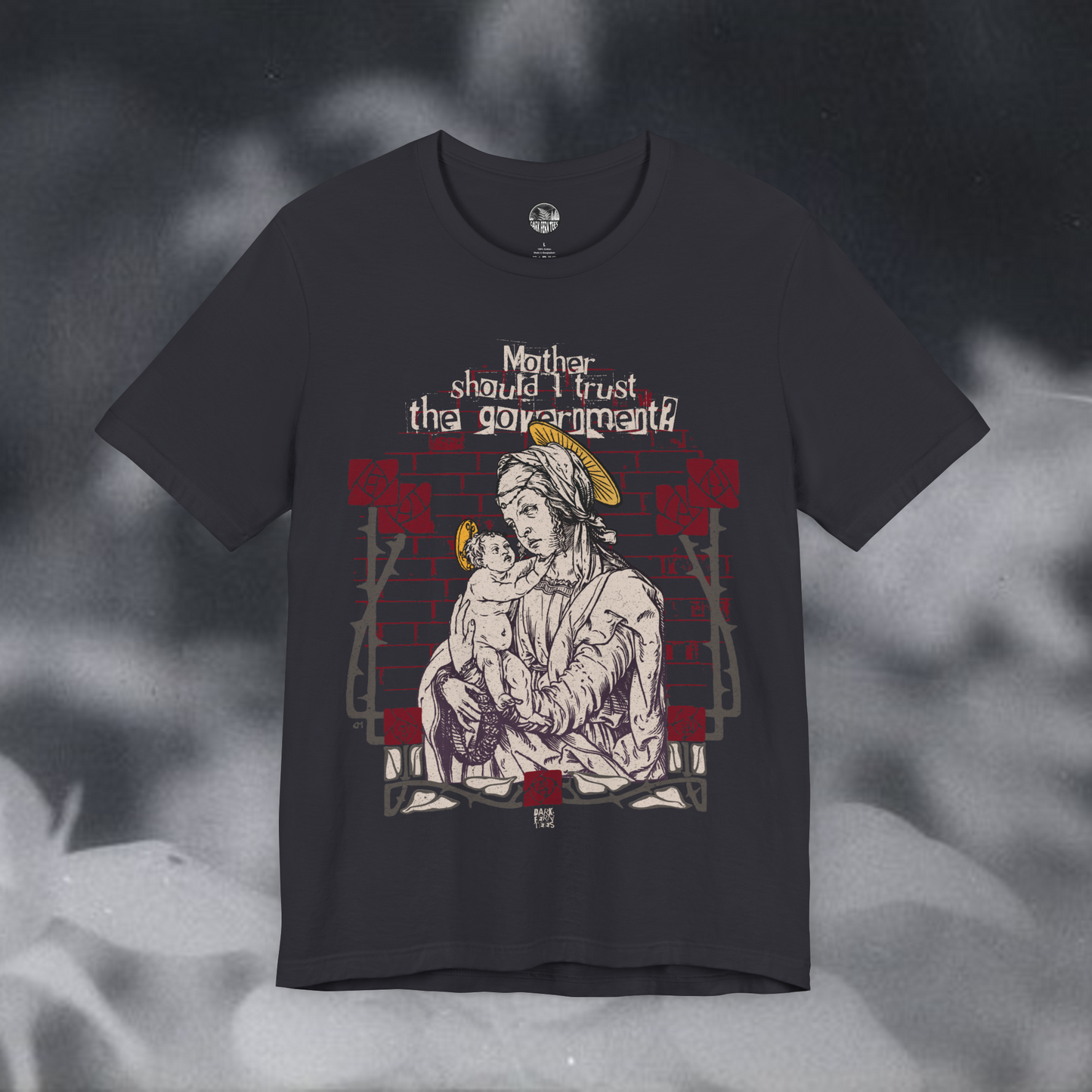 Mother Should I Trust the Government Pink Floyd Unisex Tee - Dark Fern Tees