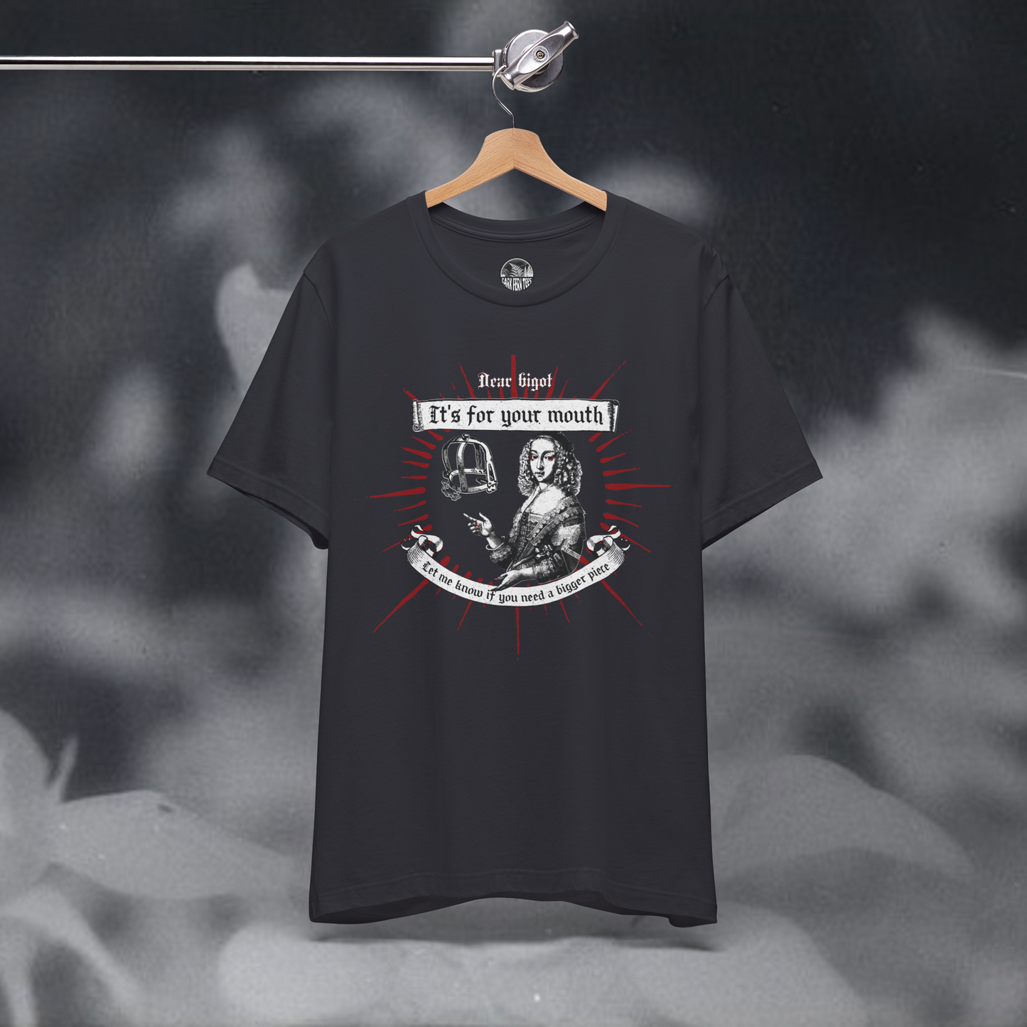 Dear Bigot It's For Your Mouth Bridle Muzzle T-shirt - Dark Fern Tees