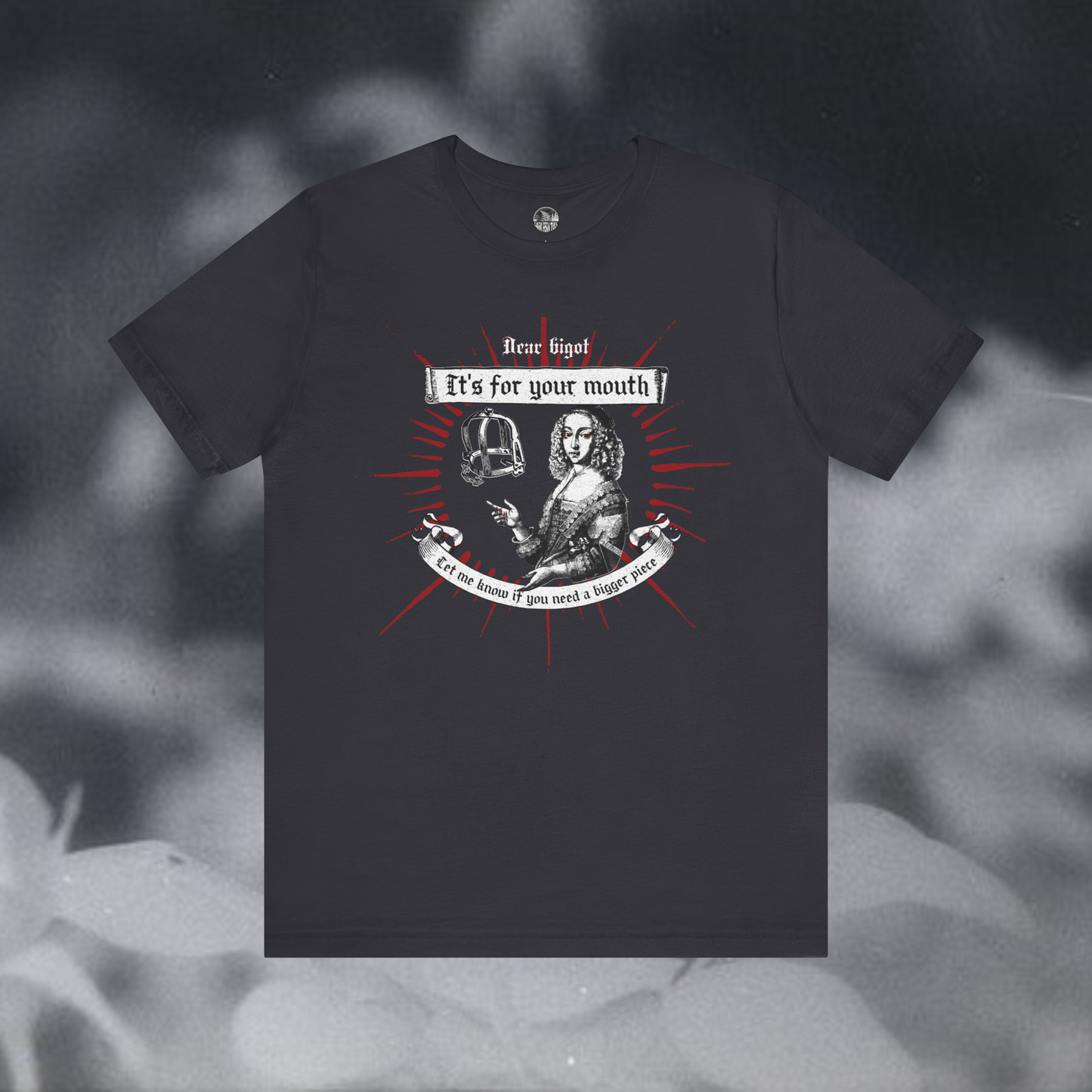 Dear Bigot It's For Your Mouth Bridle Muzzle T-shirt - Dark Fern Tees