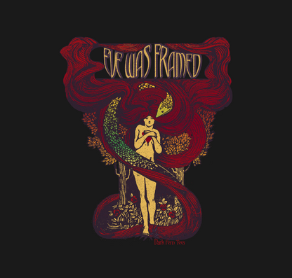 Eve Was Framed Unisex Jersey Short Sleeve Tee - Bold Graphic T-Shirt for Art Lovers - Dark Fern Tees